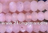 CRB3142 15.5 inches 2.5*4mm faceted rondelle tiny moonstone beads