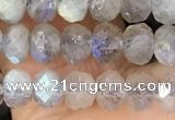 CRB3211 15.5 inches 3.5*5mm faceted rondelle labradorite beads