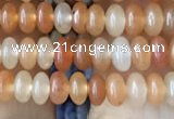 CRB4003 15.5 inches 2.5*4.5mm rondelle red aventurine beads wholesale