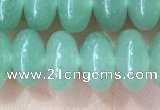 CRB5331 15.5 inches 5*8mm rondelle green aventurine beads