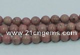CRC201 16 inches 6mm round rhodochrosite gemstone beads wholesale