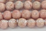 CRC922 15.5 inches 8mm round natural rhodochrosite beads