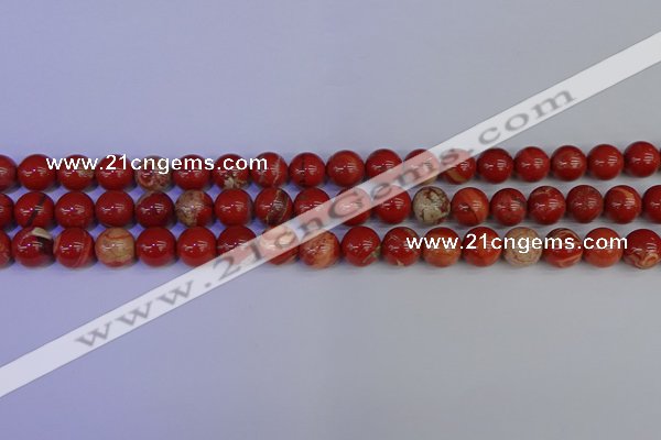 CRE303 15.5 inches 10mm round red jasper beads wholesale