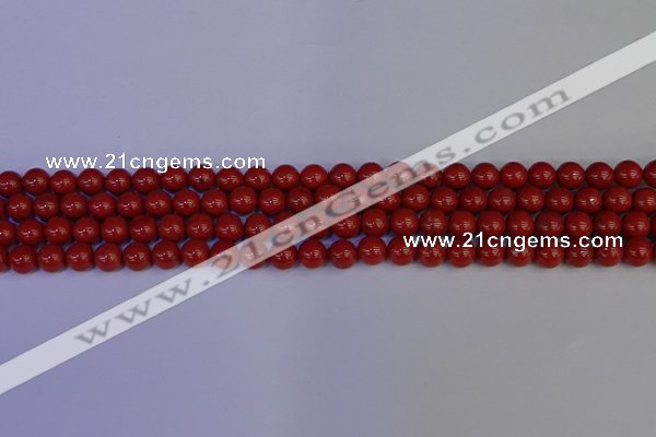 CRE321 15.5 inches 6mm round red jasper beads wholesale