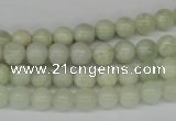 CRO04 15.5 inches 6mm round butter jade gemstone beads wholesale