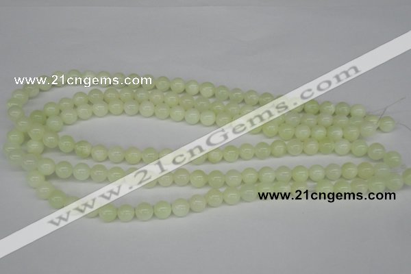 CRO110 15.5 inches 8mm round New jade beads wholesale