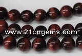 CRO116 15.5 inches 8mm round red tiger eye beads wholesale