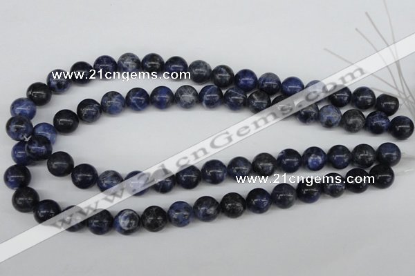 CRO344 15.5 inches 12mm round sodalite gemstone beads wholesale