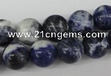 CRO358 15.5 inches 12mm round sodalite gemstone beads wholesale