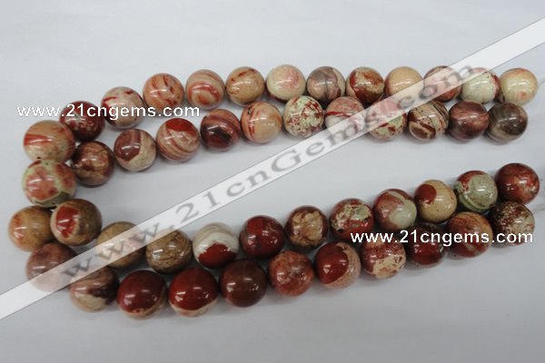 CRO449 15.5 inches 16mm round rainrow stone beads wholesale