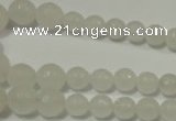 CRO712 15.5 inches 6mm – 14mm faceted round candy jade beads