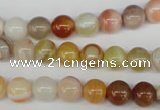 CRO86 15.5 inches 8mm round agate gemstone beads wholesale