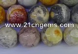 CRO864 15.5 inches 12mm round sky eye stone beads wholesale