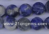 CRO954 15.5 inches 12mm round matte sodalite beads wholesale