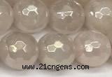 CRQ867 15 inches 10mm faceted round AB-color rose quartz beads