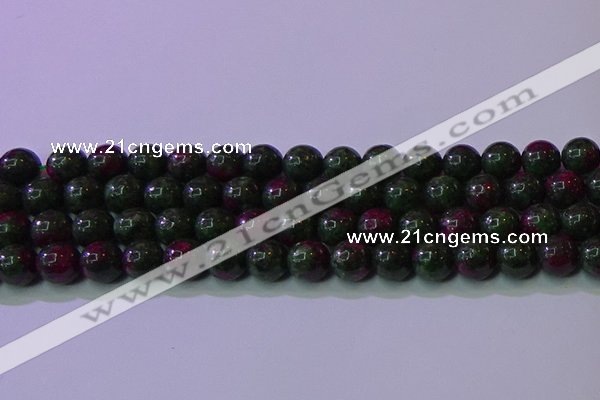 CRZ1112 15.5 inches 8mm round imitation ruby zoisite beads wholesale