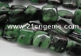 CRZ14 15.5 inches 12*12mm square ruby zoisite gemstone beads wholesale
