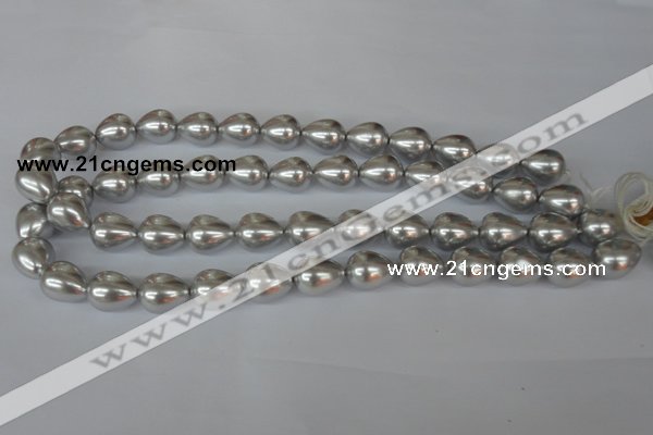 CSB108 15.5 inches 11*15mm teardrop shell pearl beads wholesale