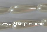 CSB116 15.5 inches 10*30mm teardrop shell pearl beads wholesale