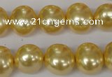CSB143 15.5 inches 12*15mm – 13*16mm oval shell pearl beads