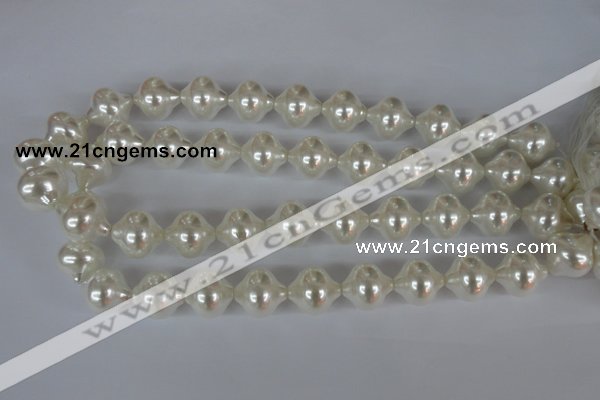 CSB175 15.5 inches 16*17mm lantern shape shell pearl beads