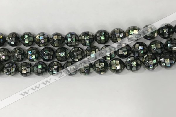 CSB4007 15.5 inches 8mm ball abalone shell beads wholesale