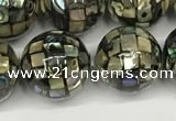 CSB4101 15.5 inches 12mm ball abalone shell beads wholesale