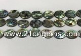 CSB4131 15.5 inches 15*20mm oval abalone shell beads wholesale