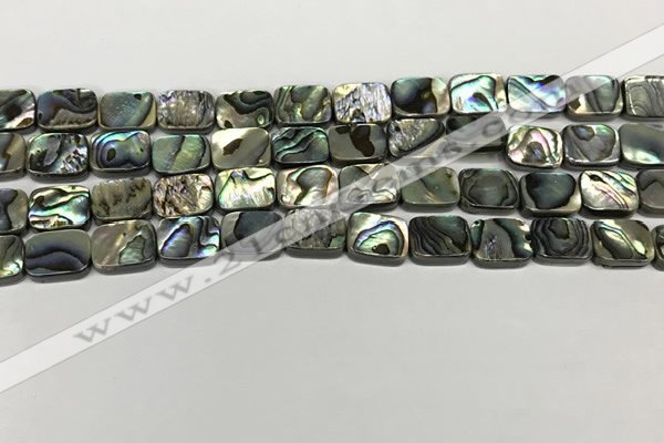 CSB4151 15.5 inches 8*10mm rectangle abalone shell beads wholesale