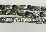 CSB4157 15.5 inches 18*25mm rectangle abalone shell beads wholesale