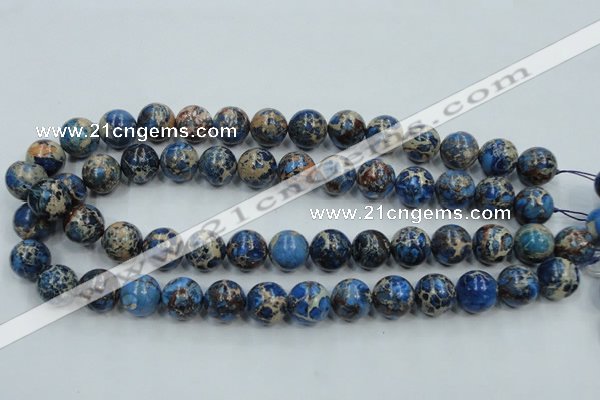 CSE215 15.5 inches 18mm round dyed natural sea sediment jasper beads
