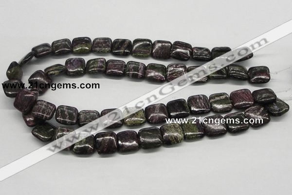 CSG59 15.5 inches 16*16mm square long spar gemstone beads wholesale