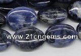 CSO48 15.5 inches 15*20mm oval sodalite gemstone beads wholesale