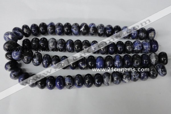 CSO53 15.5 inches 12*18mm rondelle sodalite gemstone beads