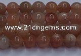 CSS661 15.5 inches 6mm round sunstone gemstone beads wholesale