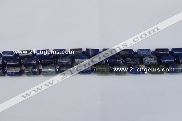 CTB200 15.5 inches 10*15mm tube lapis lazuli gemstone beads