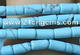 CTB805 15.5 inches 2*4mm tube turquoise beads wholesale