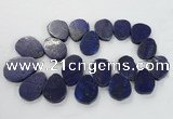 CTD1922 Top drilled 25*35mm - 40*50mm freeform lapis lazuli beads