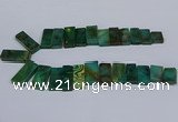 CTD2668 Top drilled 14*27mm - 16*42mm rectangle agate jasper beads