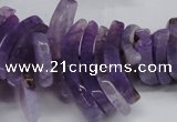 CTD720 Top drilled 12*25mm - 14*40mm wand agate gemstone beads