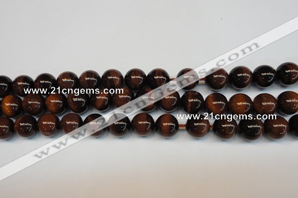 CTE1270 15.5 inches 10mm round AB+ grade red tiger eye beads