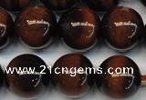 CTE1271 15.5 inches 12mm round AB+ grade red tiger eye beads