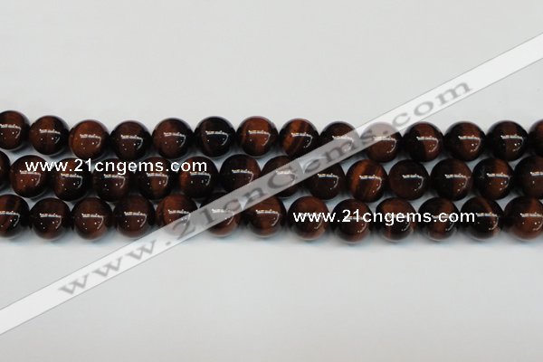 CTE1287 15.5 inches 12mm round A+ grade red tiger eye beads