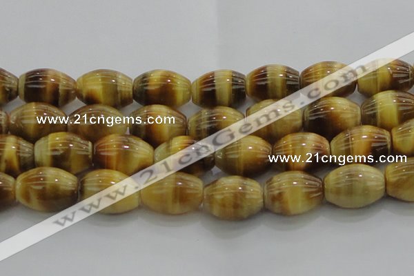 CTE1521 15.5 inches 18*25mm rice golden tiger eye beads wholesale