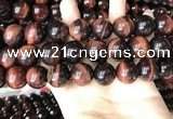 CTE2175 15.5 inches 18mm round red tiger eye beads wholesale