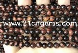 CTE2181 15.5 inches 6mm round red tiger eye gemstone beads