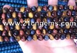 CTE2210 15.5 inches 6mm round colorful tiger eye beads wholesale