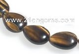 CTE27 12*16mm flat teardrop yellow tiger eye beads Wholesale