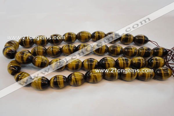 CTE616 15.5 inches 15*20mm rice yellow tiger eye beads wholesale