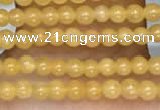 CTG2074 15 inches 2mm,3mm yellow jade gemstone beads